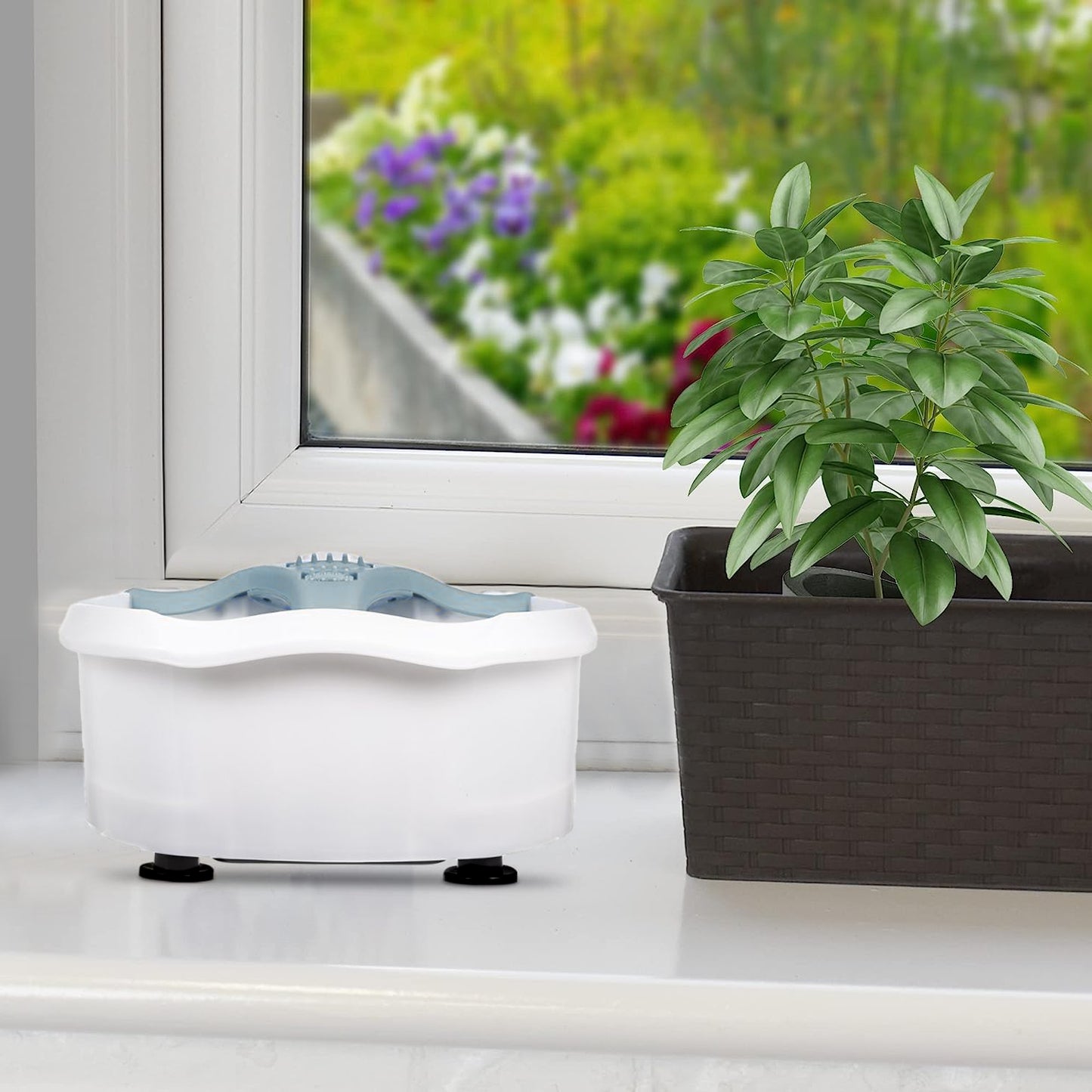 Electric Foot Spa with Heat & Vibration – Infrared Massage & Pedicure Bath