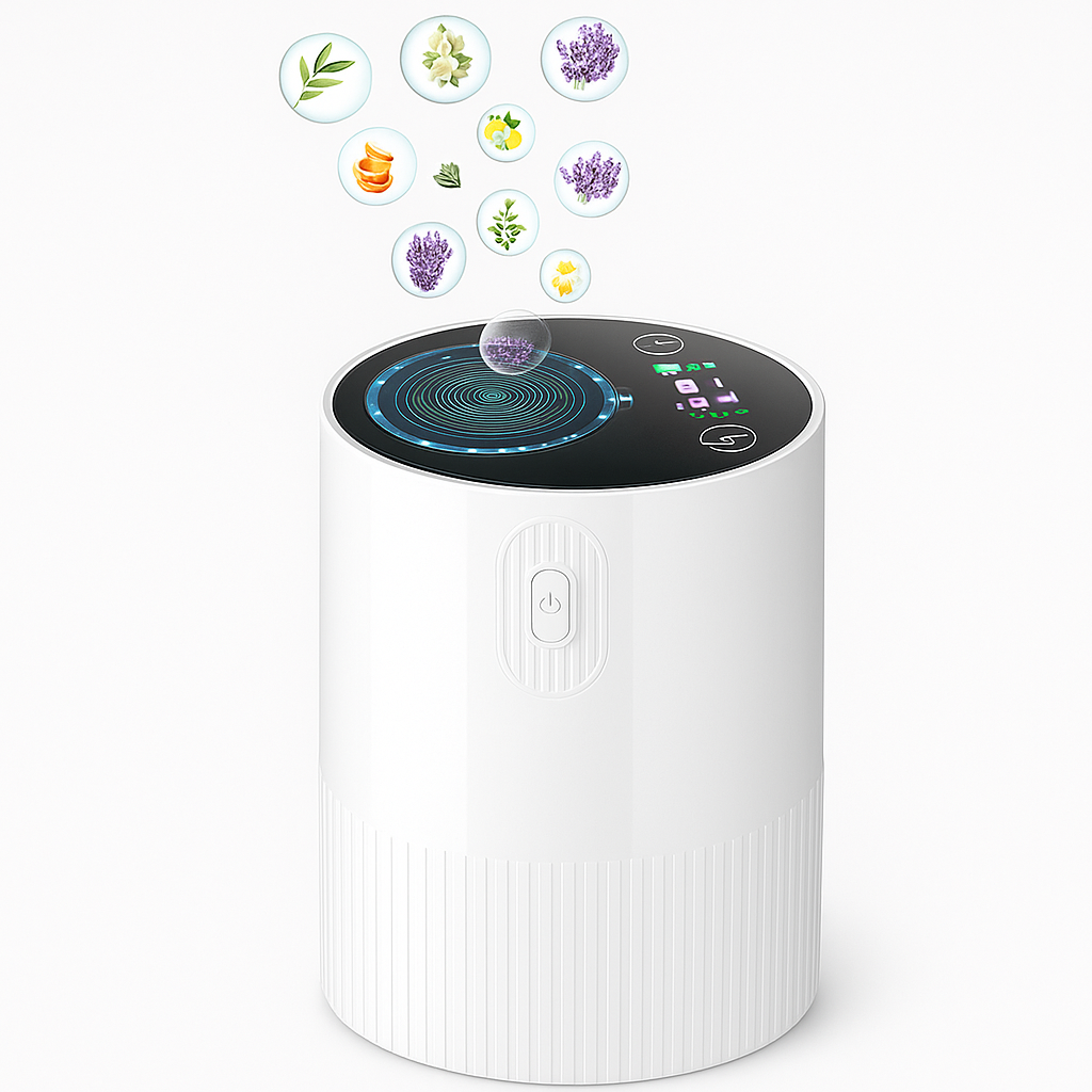 Portable Waterless Essential Oil Nebulizing Diffuser – Car, Home & Travel Aroma Mist