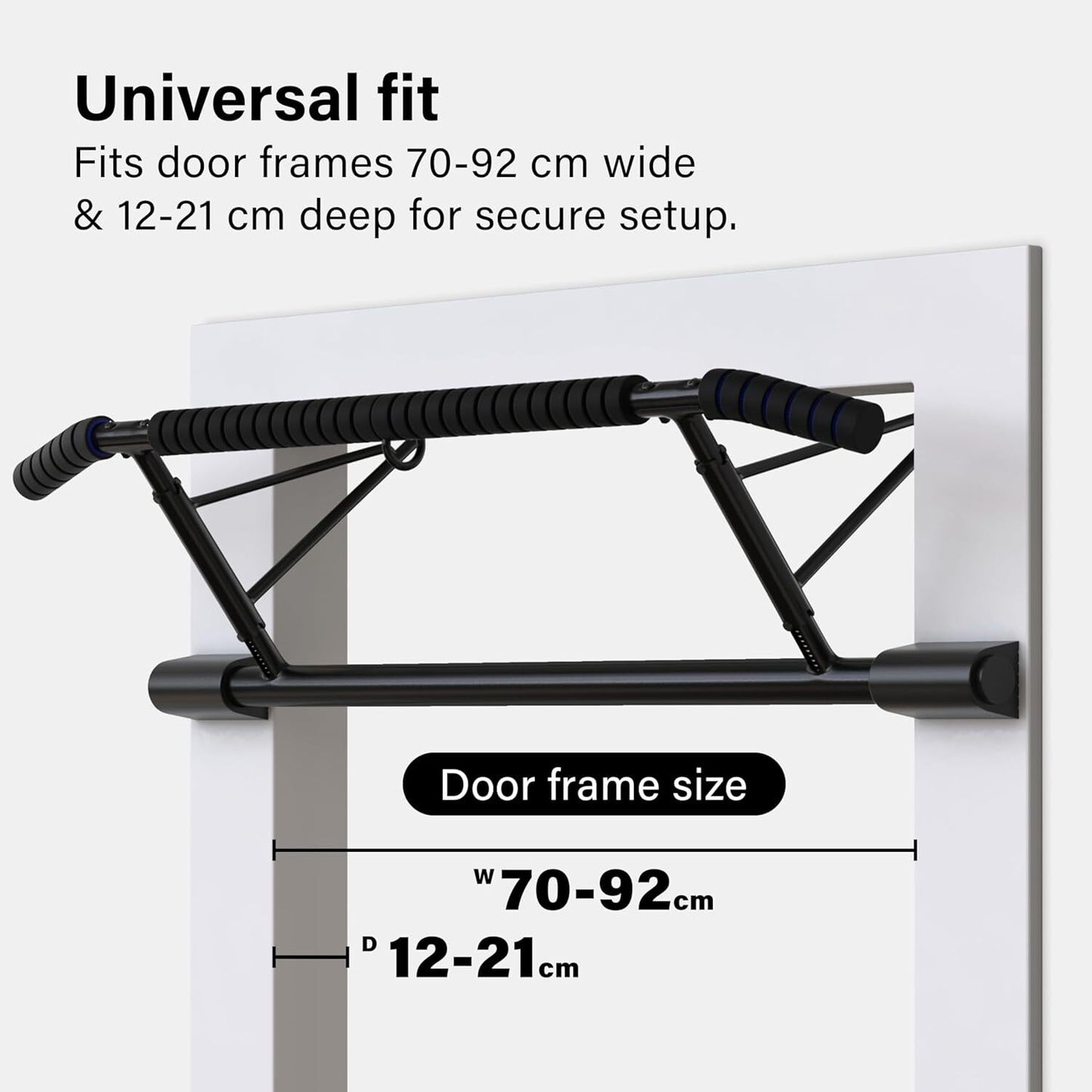 Door Frame Pull up Bar Doorway Fitness Chin-Up Home Gym Exercise Strength Train