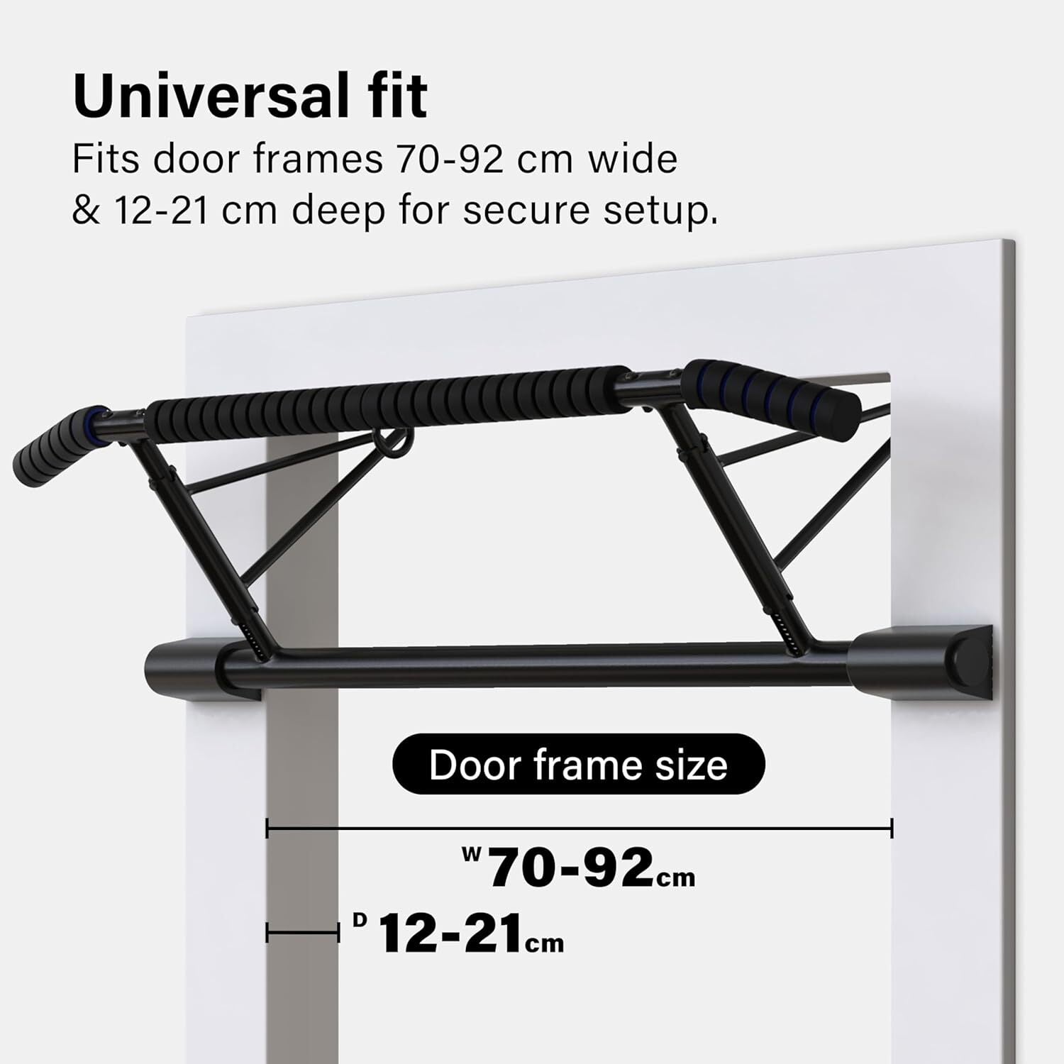 Door Frame Pull up Bar Doorway Fitness Chin-Up Home Gym Exercise Strength Train
