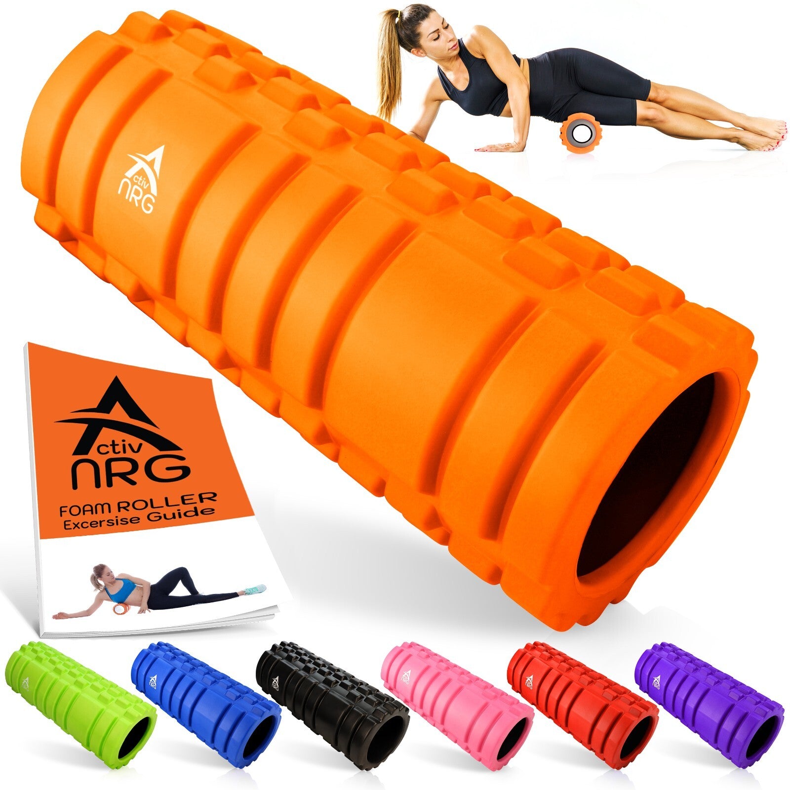 Foam Fitness Roller for Deep Tissue Massage Grid Muscle Trigger Point Muscles