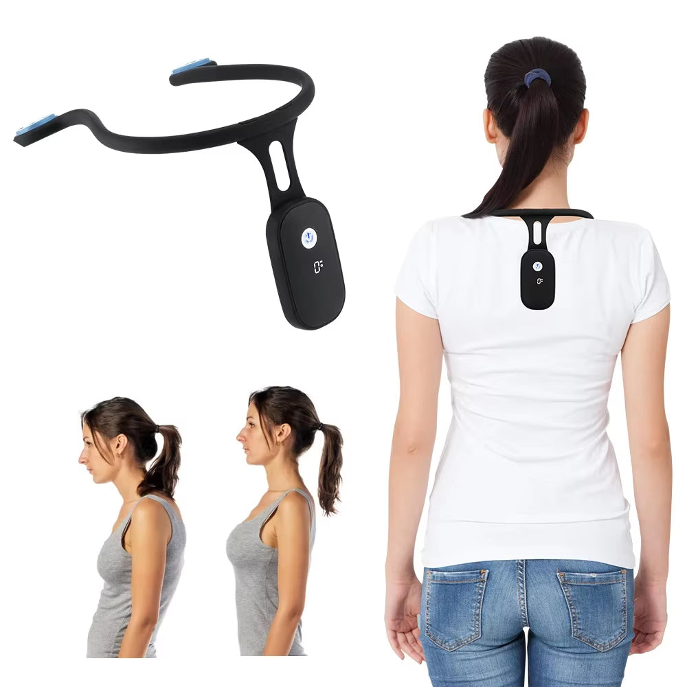 Smart Posture Corrector – Real-Time Vibration Back & Neck Alignment Trainer