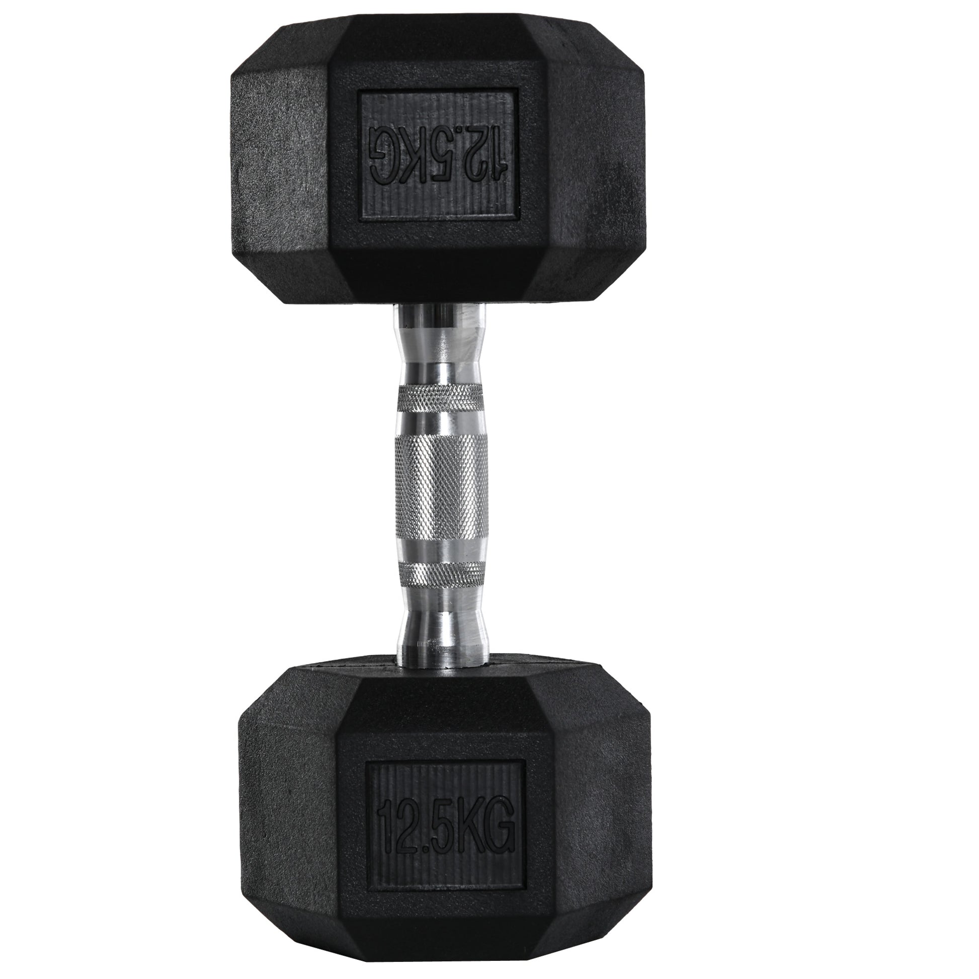 Single Rubber Hex Dumbbell Encased Ergo Weights Home Exercise Gym Fitness