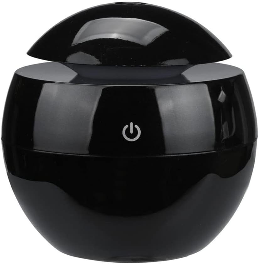 Portable Air Humidifier LED Night Light Essential Oil Diffuser Ultrasonic USB Diffuser Oil Diffuser Aromatherapy Black