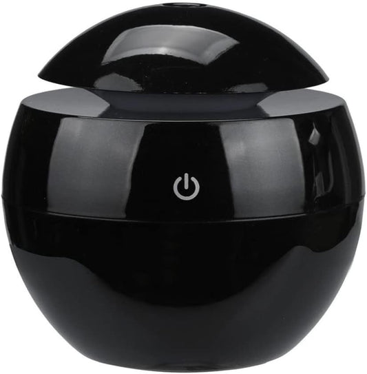 Portable Air Humidifier LED Night Light Essential Oil Diffuser Ultrasonic USB Diffuser Oil Diffuser Aromatherapy Black