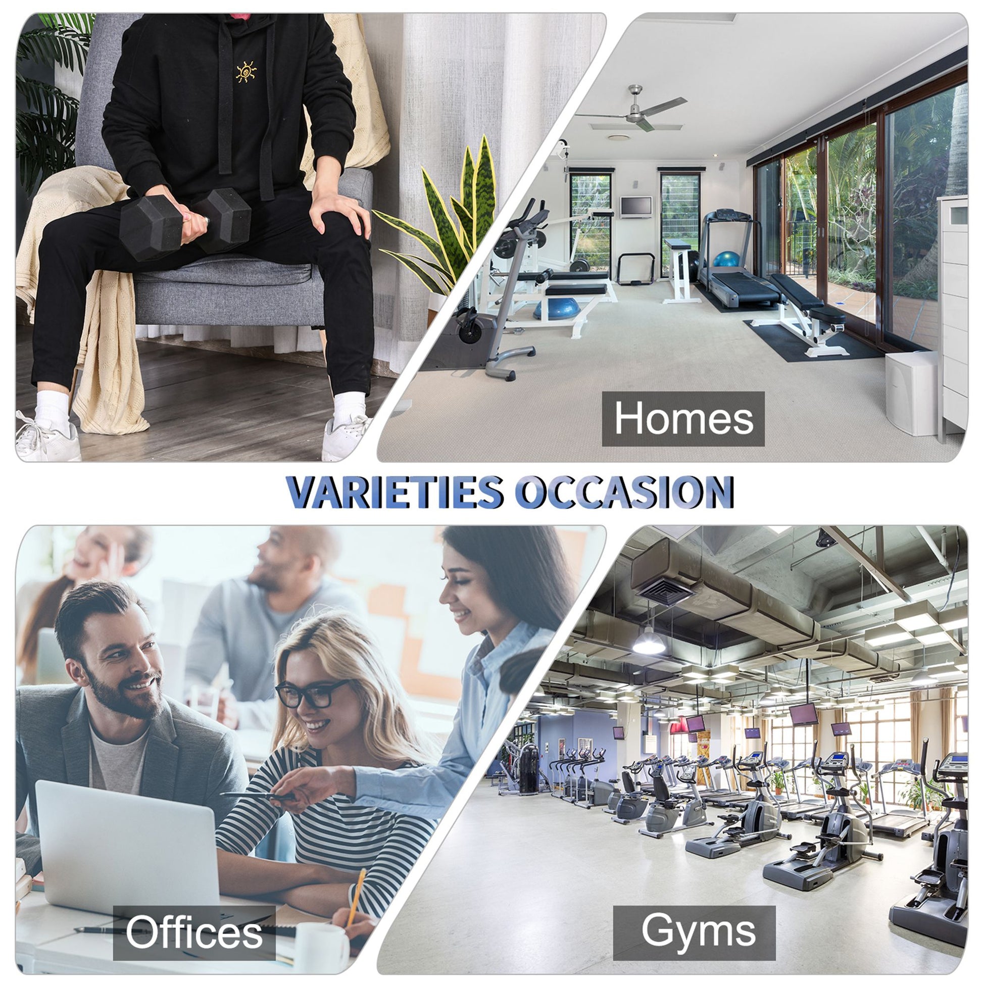 Single Rubber Hex Dumbbell Encased Ergo Weights Home Exercise Gym Fitness