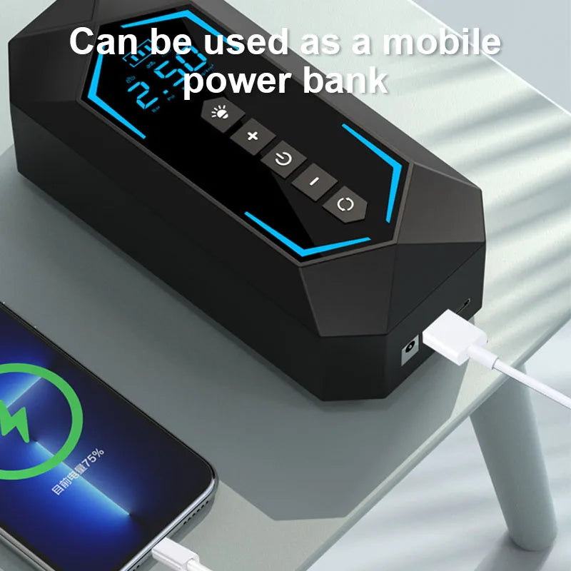 Car Air Pump Portable Electric Tire Pump Air Pump Handheld Wireless Wired Digital Display Charging Pump Car Accessories