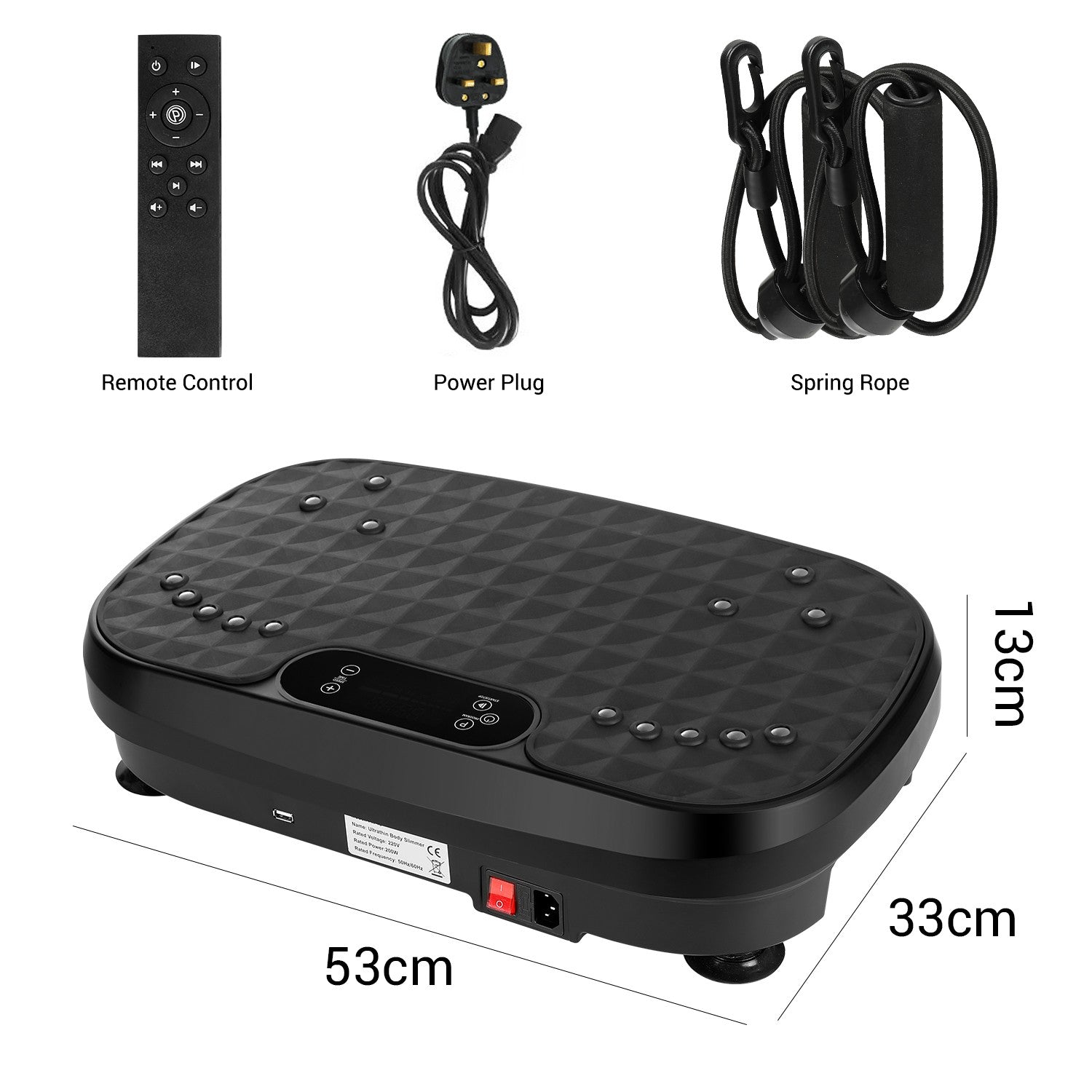 120 Levels Vibration Plate Quiet Compact Vibration Plate Exercise Machine Home