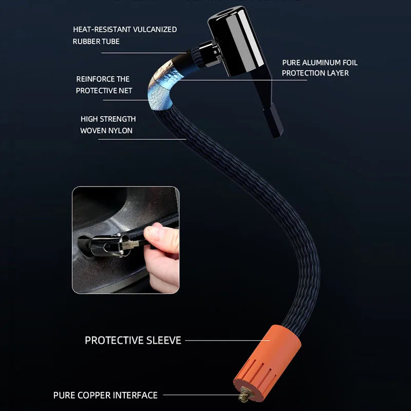 Car Air Pump Portable Electric Tire Pump Air Pump Handheld Wireless Wired Digital Display Charging Pump Car Accessories