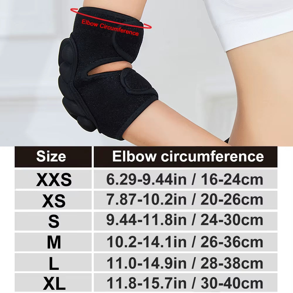 Anti-Collision Elbow & Knee Pads (2-Pair) – Shock-Absorbing EVA Support