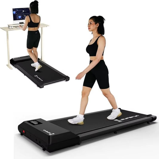 2-in-1 Portable Walking Pad Treadmill – 2.5 HP, 300 lbs Capacity, Remote Control
