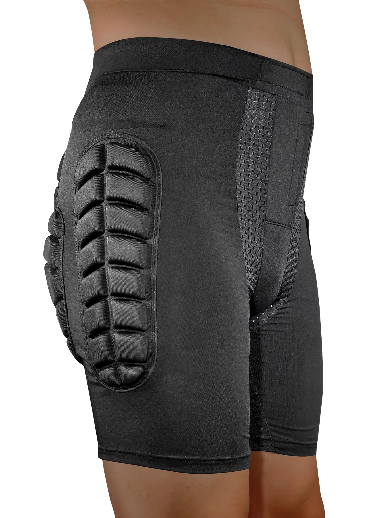3D Padded Protective Shorts – Hip & Tailbone Impact Protection (Unisex)