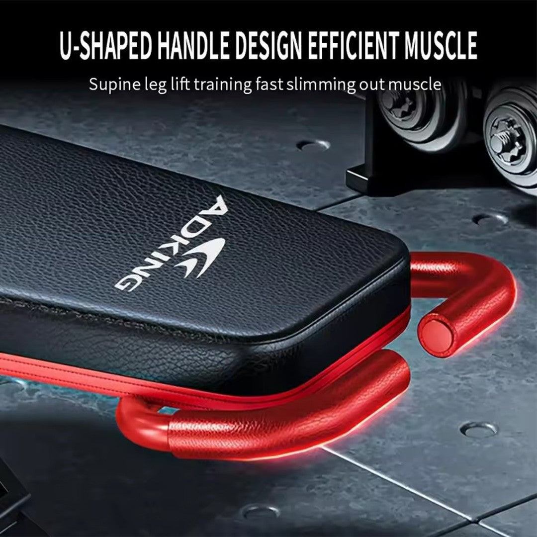 Weight Bench Adjustable Foldable Strength Training Full Body Workout Incline Gym