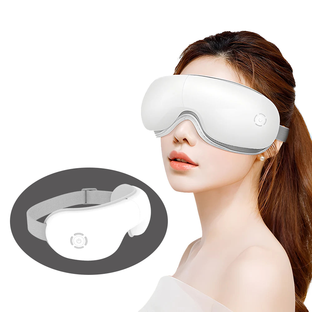 Eye Care Device for Eye Strain Relief Dry Eye Improve Sleep Eye Massager with Heat for Migraines Eye Mask with Bluetooth Airbag