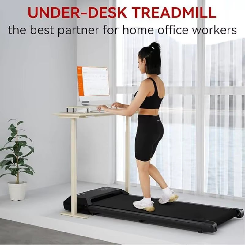 2-in-1 Portable Walking Pad Treadmill – 2.5 HP, 300 lbs Capacity, Remote Control