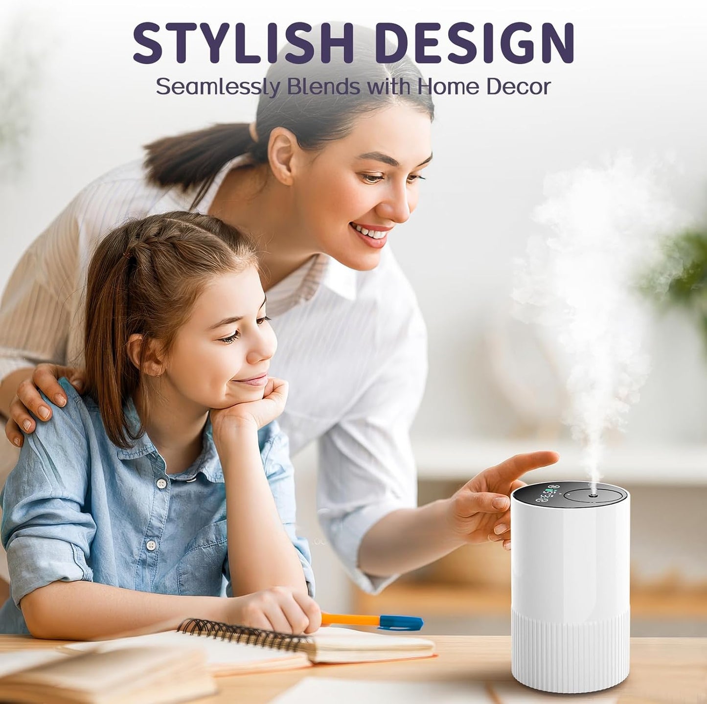Portable Waterless Essential Oil Nebulizing Diffuser – Car, Home & Travel Aroma Mist