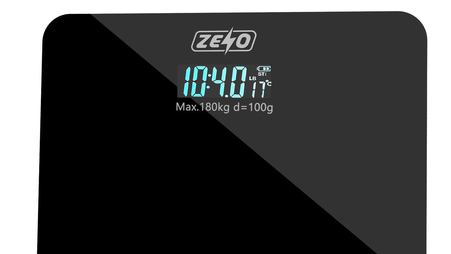 Digital Bathroom Scale – LCD Display Body Weight Scale (High Precision)