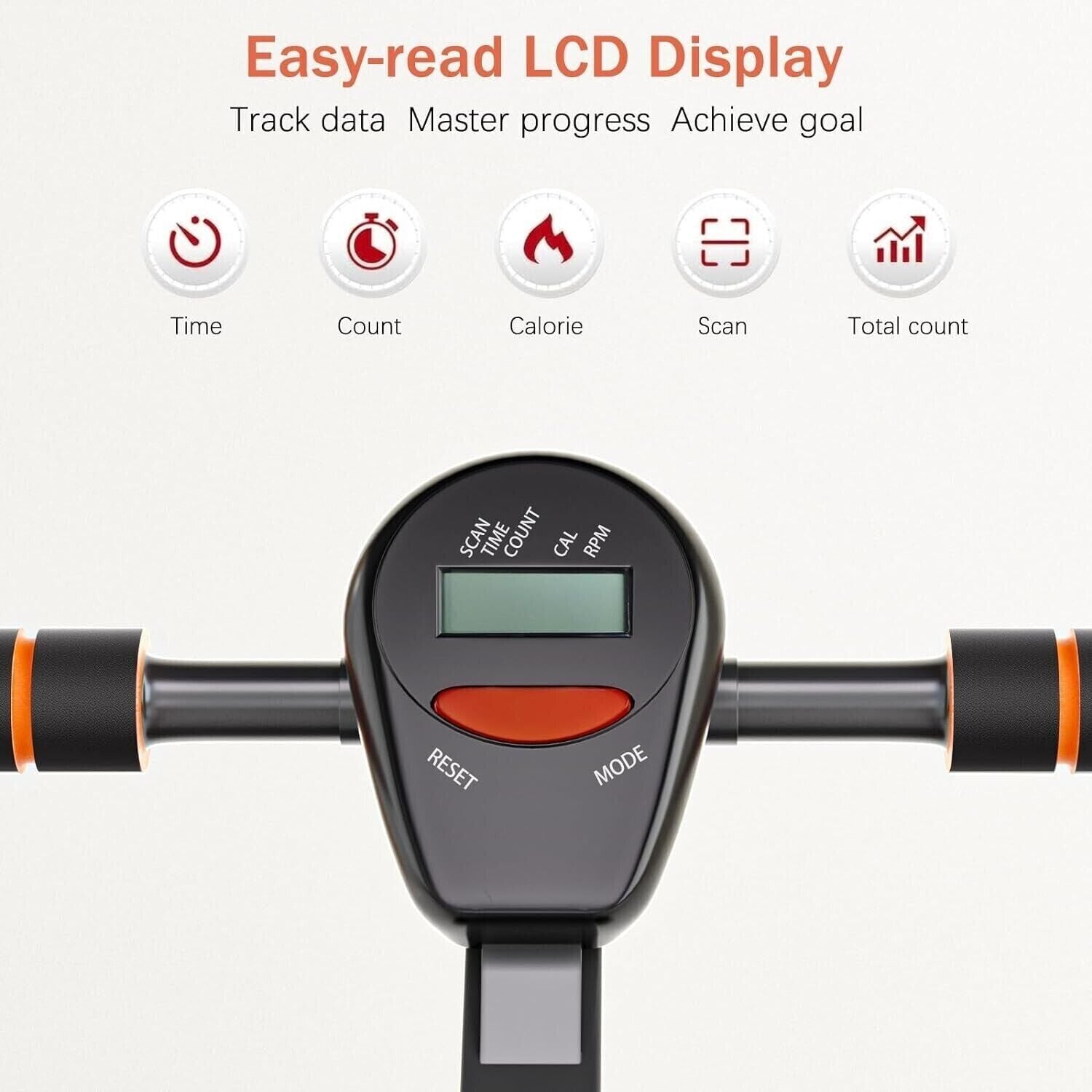 12-Level Resistance Fitness Rowing Machine – Home Cardio Rower Trainer for Full-Body Workout