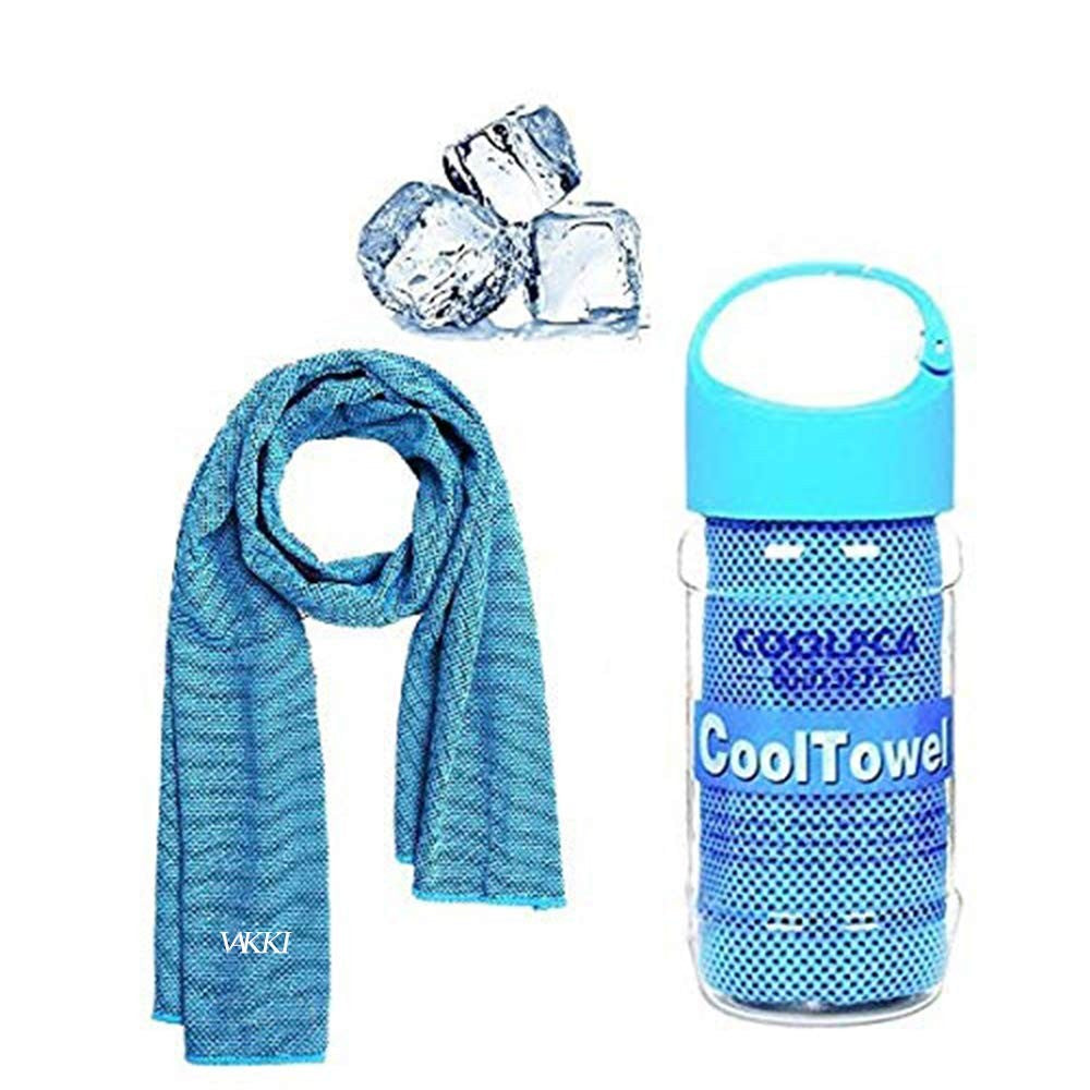 Instant Cooling Sports Towel — Ice Cold Sweat Scarf for Gym & Outdoor Workouts