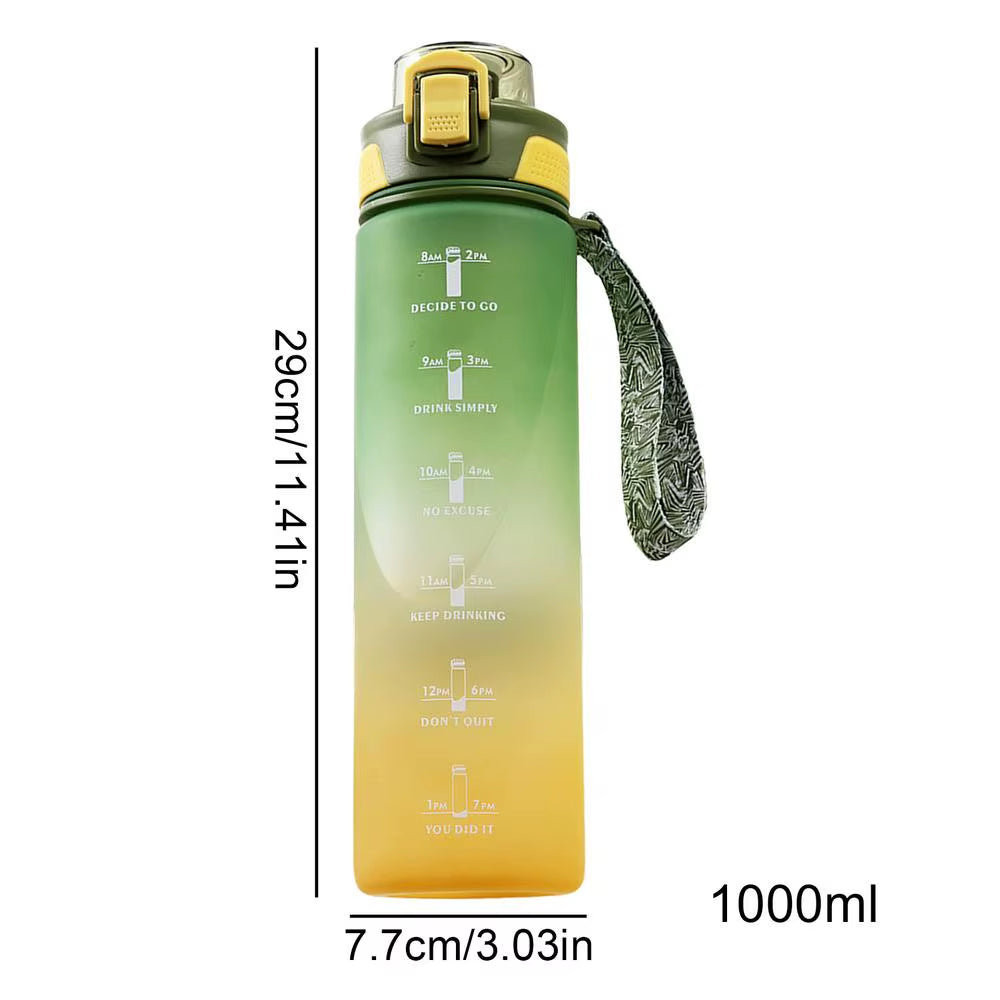 Sports Water Bottle Drinking Water Jugs 1000Ml Large Capacity Travel Water Bottle Sport Drinking Bottle for School Running