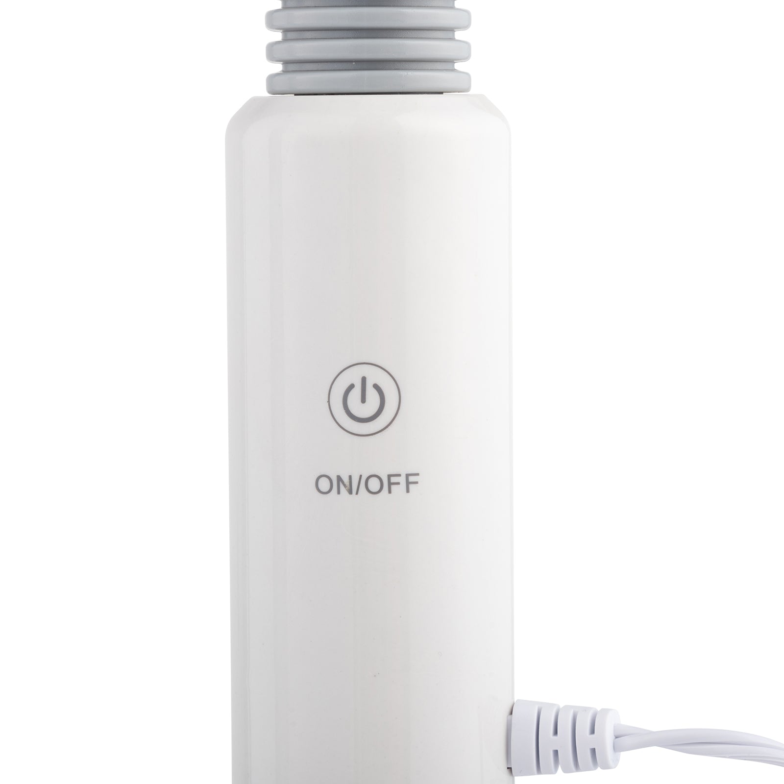 ABS Shell PC Water Cup Cross Iron Pin with 3X Magnifying Glass White Spray Machine