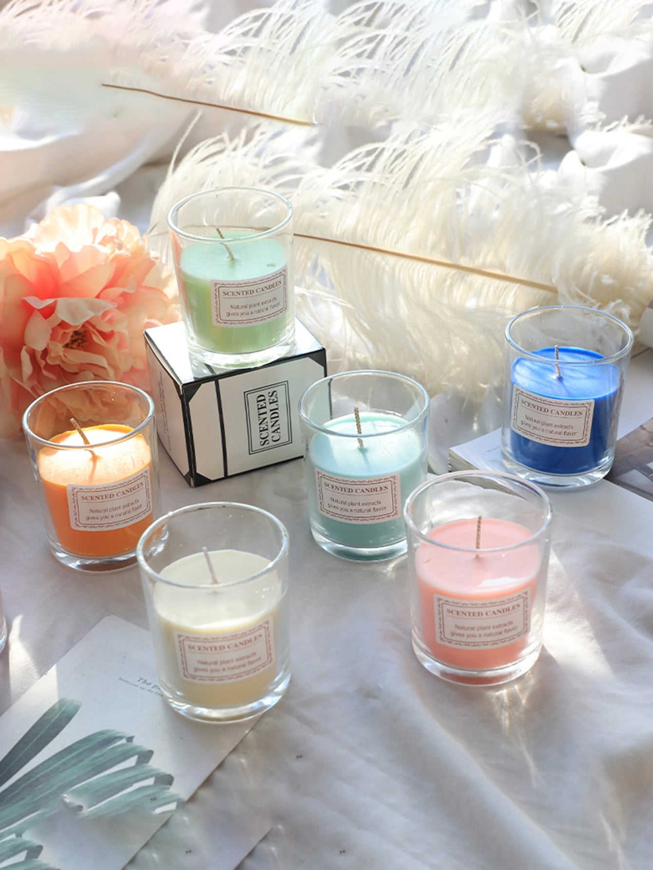 Scented Candles Home Bedroom Romantic Candles Incense Birthday Gift Fragrance