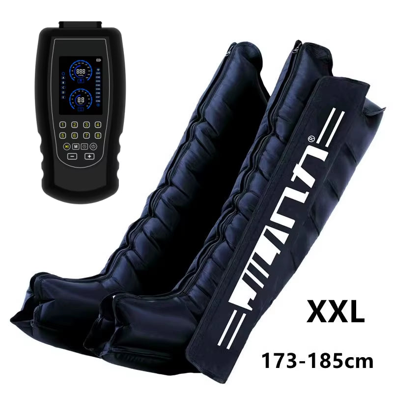 Pressotherapy Air Compression Foot Muscle Massager Leg Recovery Boots Lymphatic Drainage Machine Relax Physiotherapy 8 Chamber