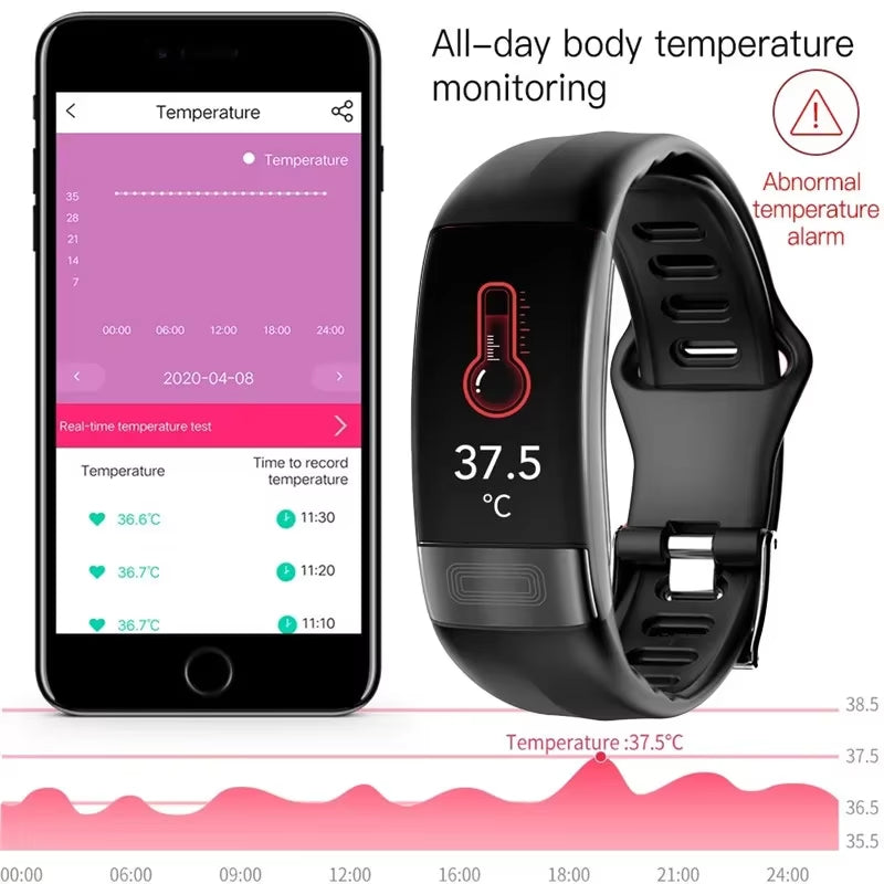 P11 plus Smart Bracelet Smartwatch Ekg Smart Wristband Waterproof Activity Tracker Heart Rate Smartband Fitness Bracelet for Men
