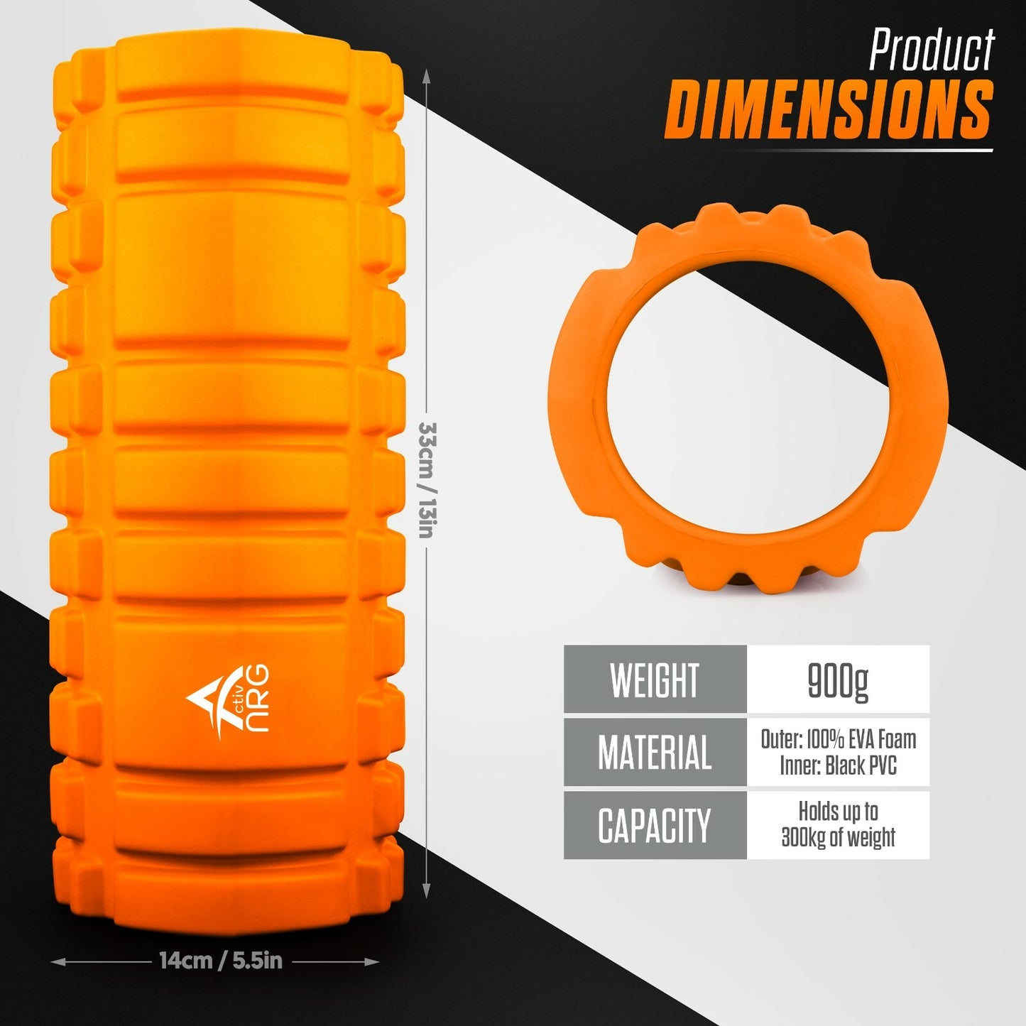 Foam Fitness Roller for Deep Tissue Massage Grid Muscle Trigger Point Muscles