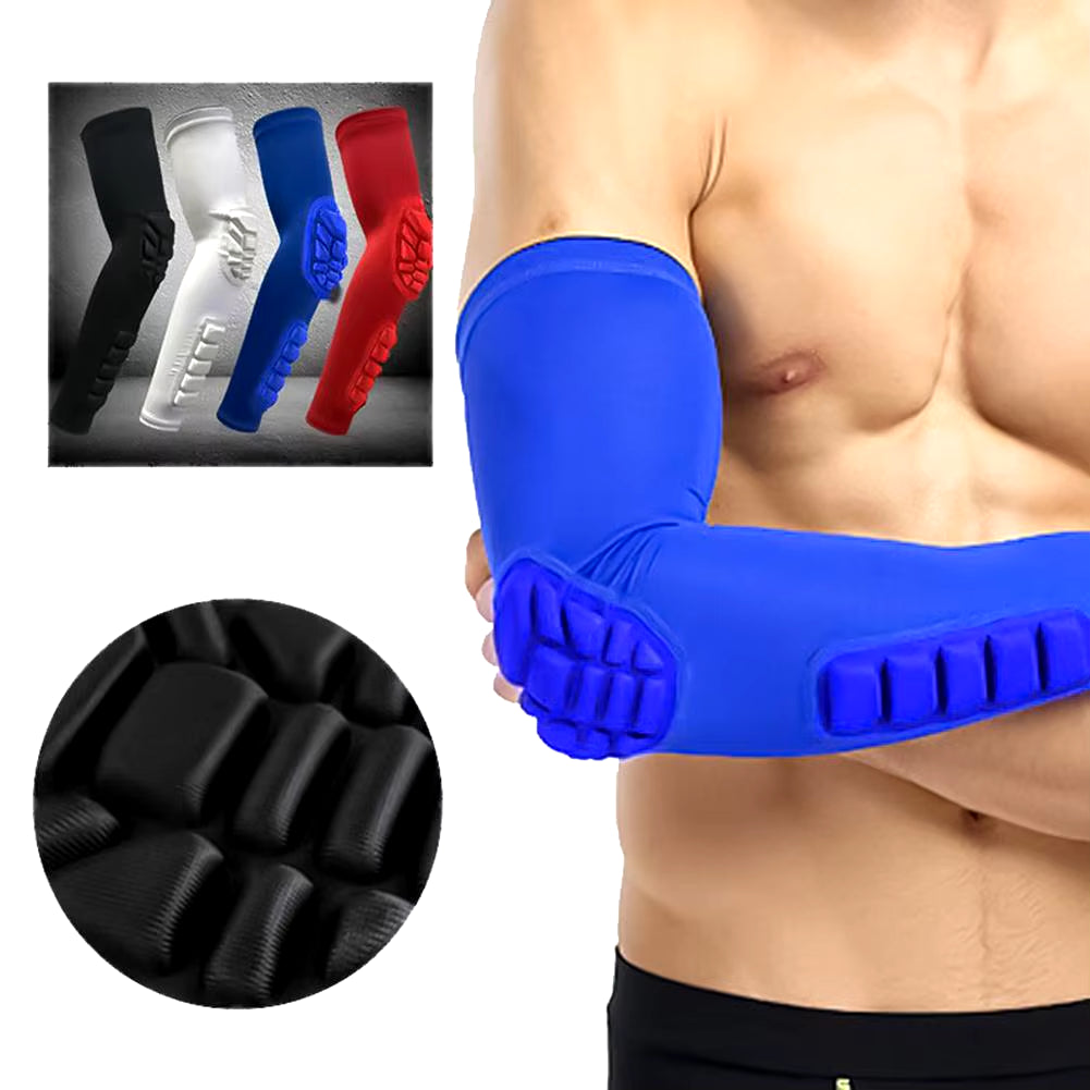 1Pc Sport Arm Sleeve Sport Basketball Football Elbow Brace Support Elastic Protective Arm Sleeve Arm Guard Mangas Para Brazo