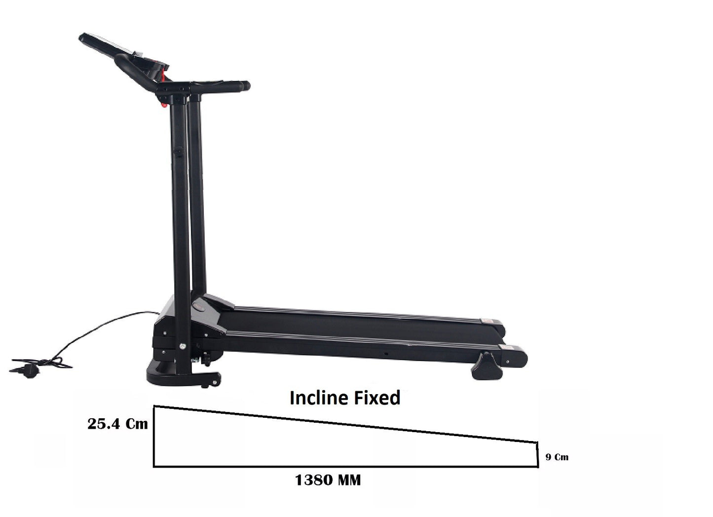 Electric Motorised Treadmill Folding Running Walking Machine Home Gym Workout