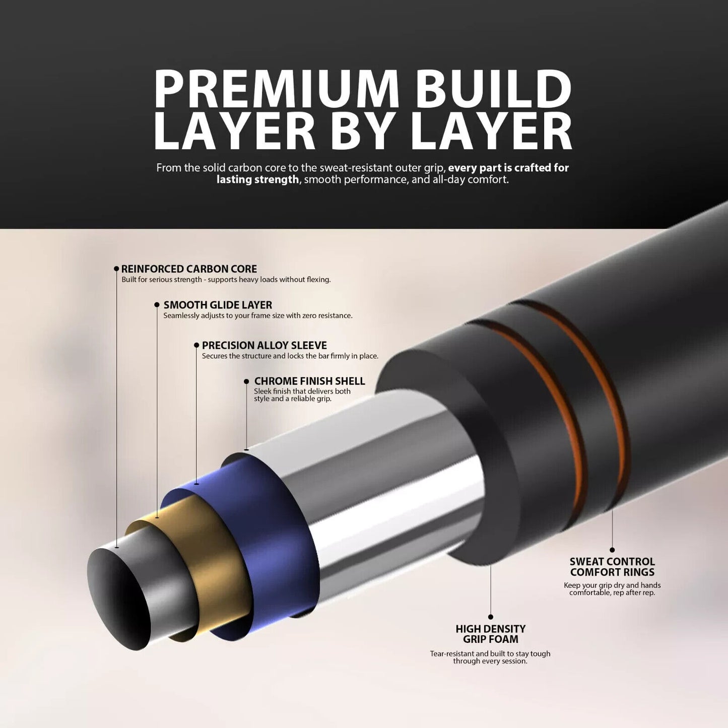 DOOR HOME EXERCISE WORKOUT TRAINING GYM BAR CHIN up SIZE ADJUSTABLE FITNESS PULL