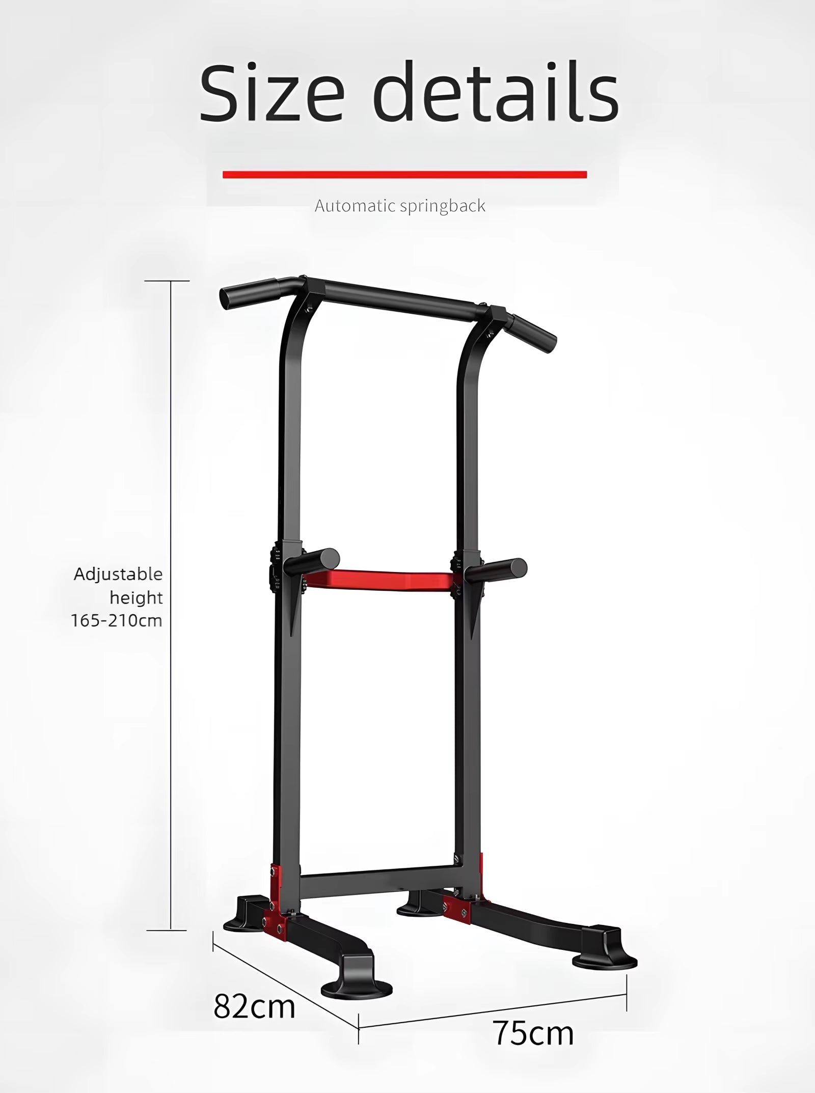 Pull up Dip Bar Power Tower Workout Station for Home Gym Strength Training Fitness Equipment
