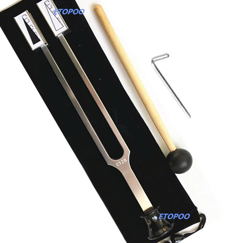 128Hz 256HZ 512C MI528 C64 Medical Neurological Tuning Fork Sets for Sound Healing Therapy Aluminum Alloy Multiple Color Choice