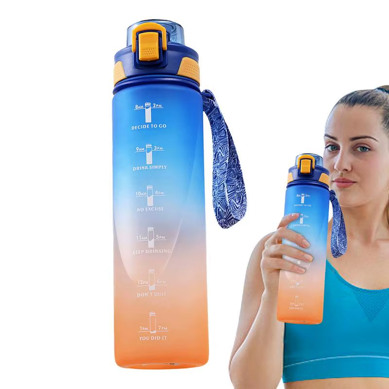 Sports Water Bottle Drinking Water Jugs 1000Ml Large Capacity Travel Water Bottle Sport Drinking Bottle for School Running