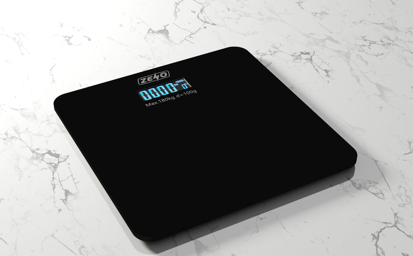 Digital Bathroom Scale – LCD Display Body Weight Scale (High Precision)