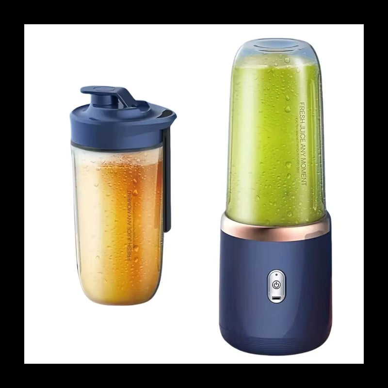 Portable Rechargeable Electric Juicer Double Cup Fruit Mixer Compact Food Milkshake Manufacturer Smoothie Juice Extraction