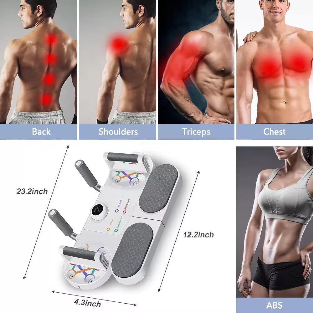 Portable Push Up Board – Multi-Function Color-Coded Workout System