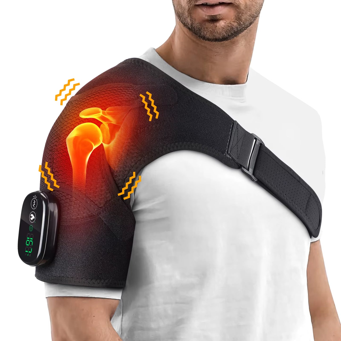 Electric Heated Shoulder & Back Relaxation Pad — Muscle Soothing Wrap