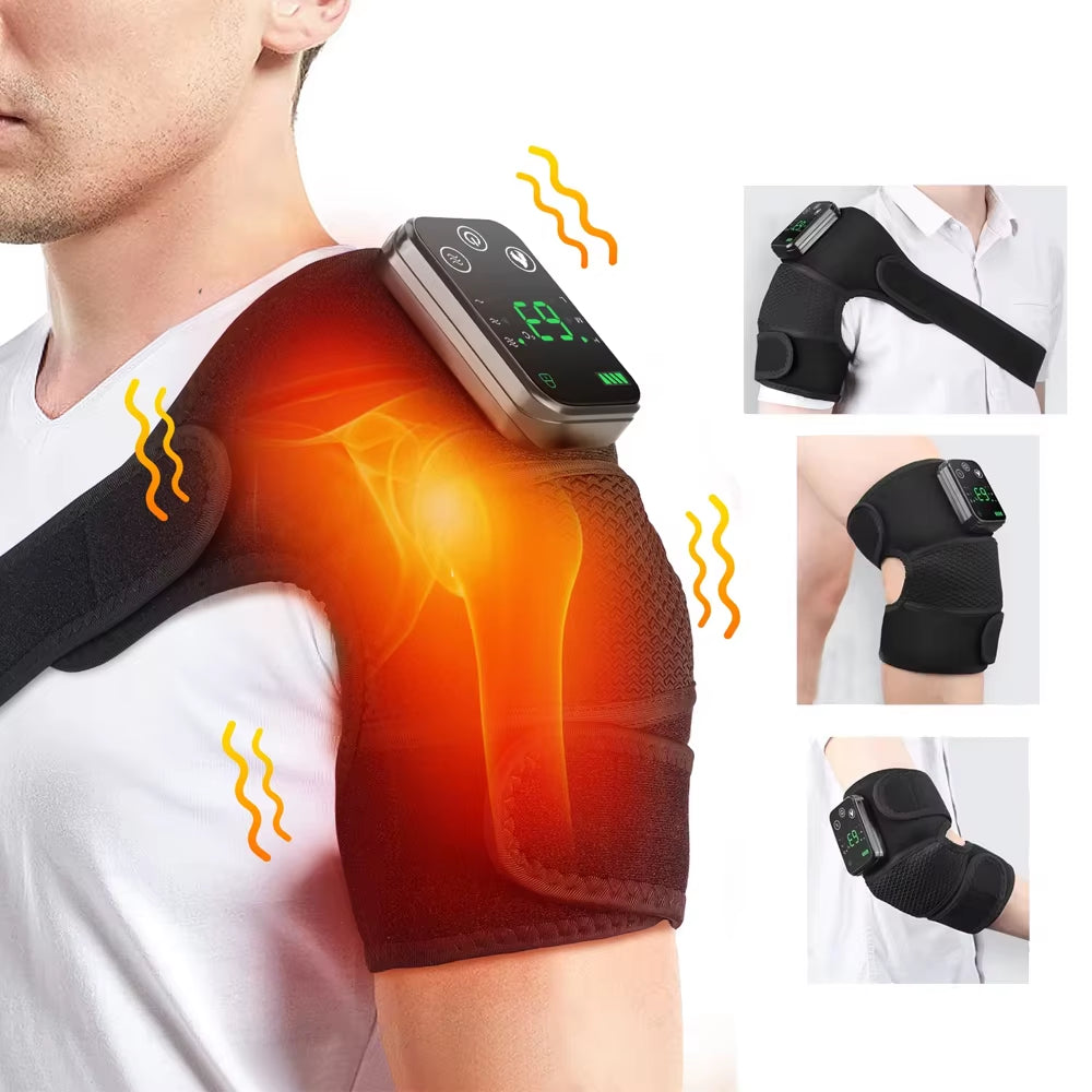 Electric Heated Shoulder & Back Relaxation Pad — Muscle Soothing Wrap