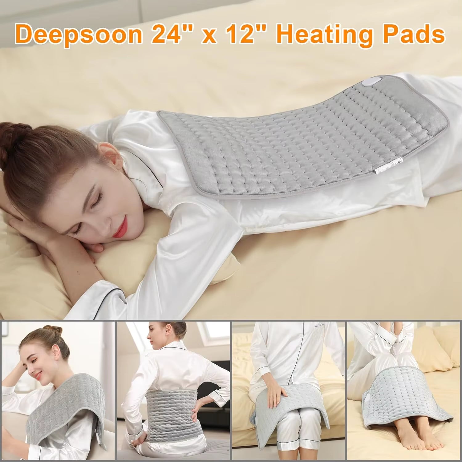 Electric Heating Pad for Pain Relief, Heating Pads for Back, Neck, Abdomen Auto Shut off Heating Pad for Knee,Shoulder,Legs,Etc.