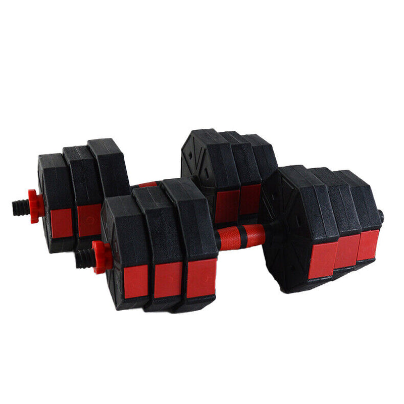 Exersci Adjustable Dumbbell Hex Premium Set 20Kg - 40Kg Kettlebell Option