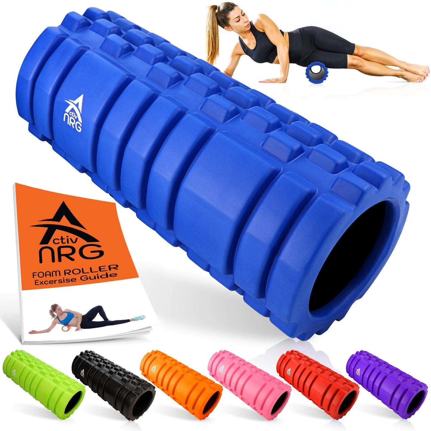 Foam Fitness Roller for Deep Tissue Massage Grid Muscle Trigger Point Muscles