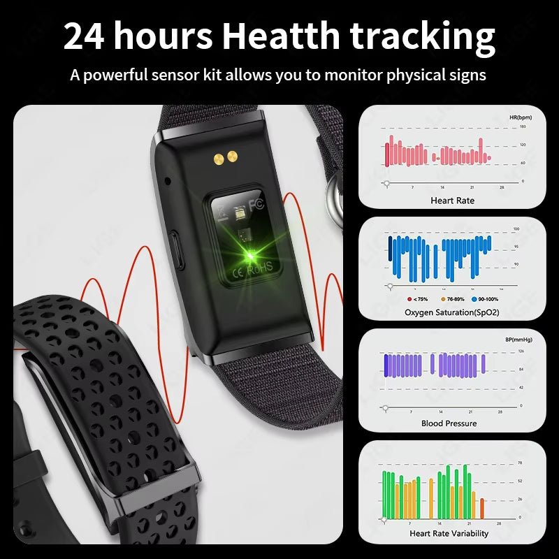 Smart Fitness Watch with Heart Rate & Calorie Tracking