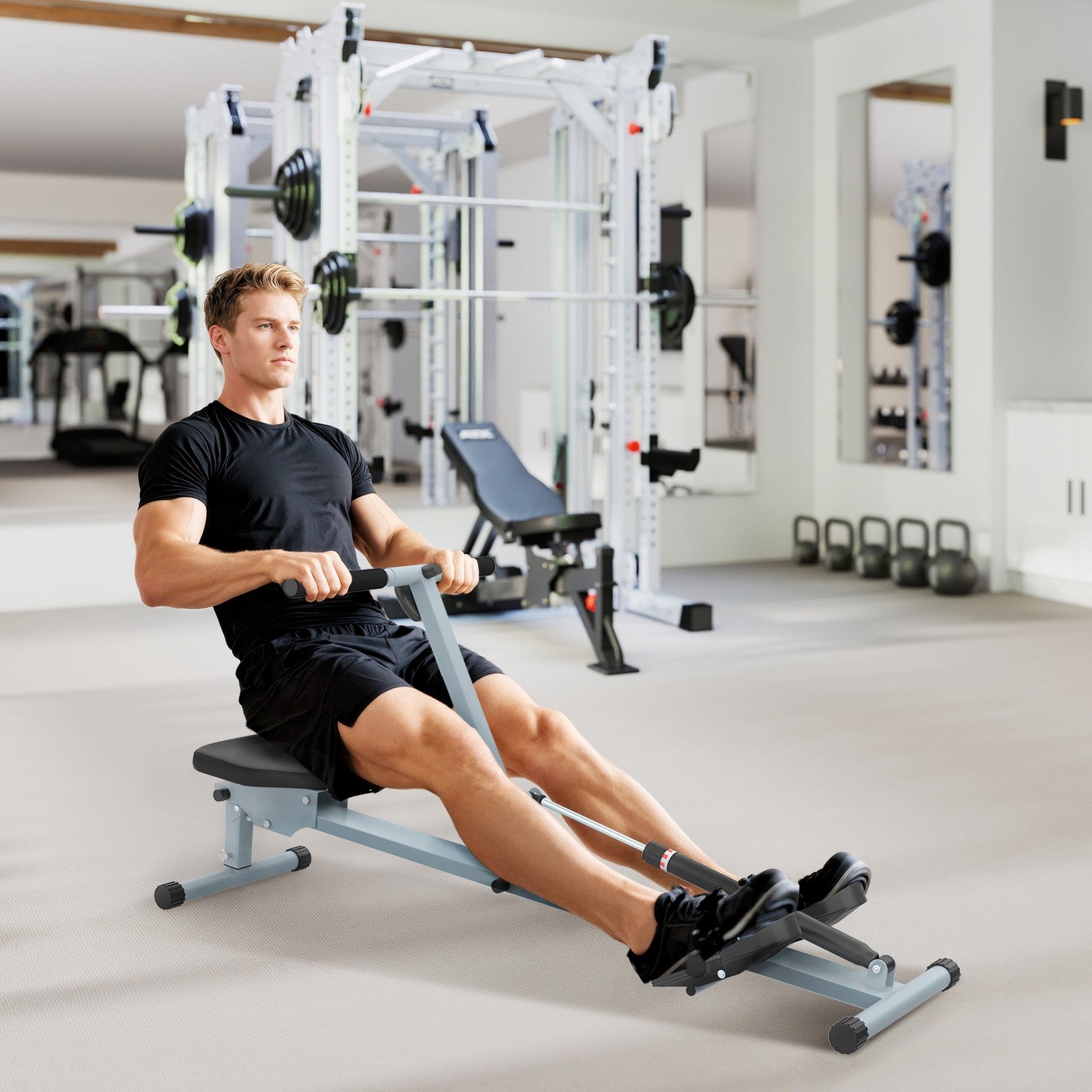 New Rowing Machine for Home Cardio Fitness Workout and Gym Training Fitness