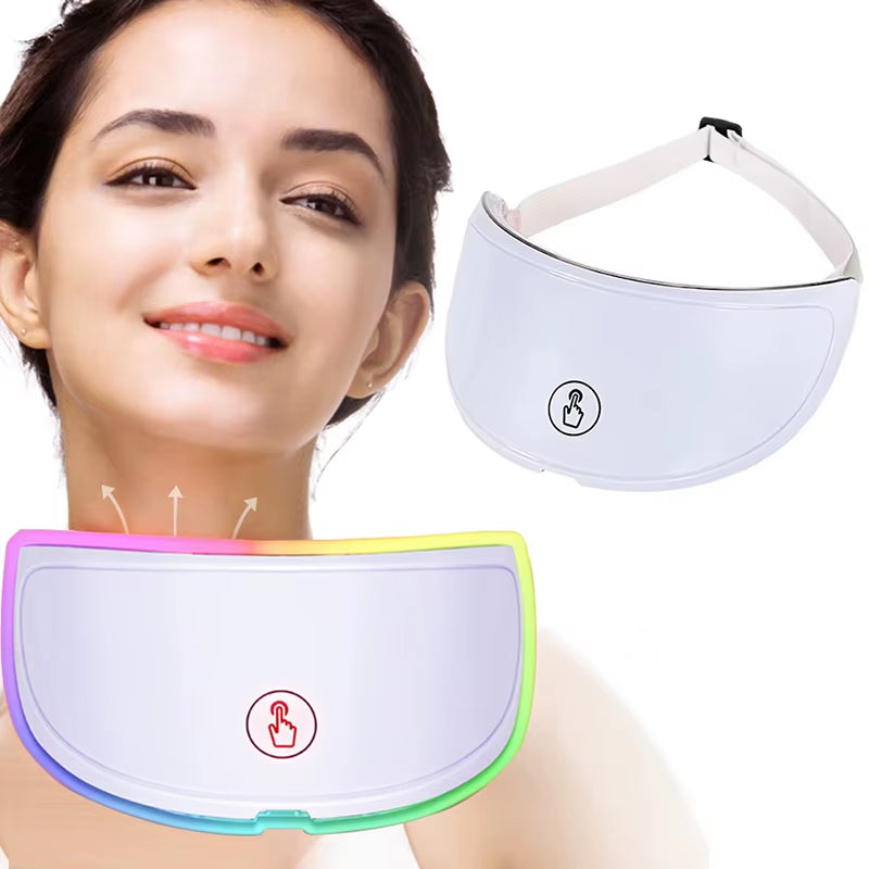 2025 Neck LED Mask 7 Colors Photon Anti-Wrinkle Skin Brightening Neck Beauty Mask Skin Tightening Neck Wrinkle Remover Skin Care