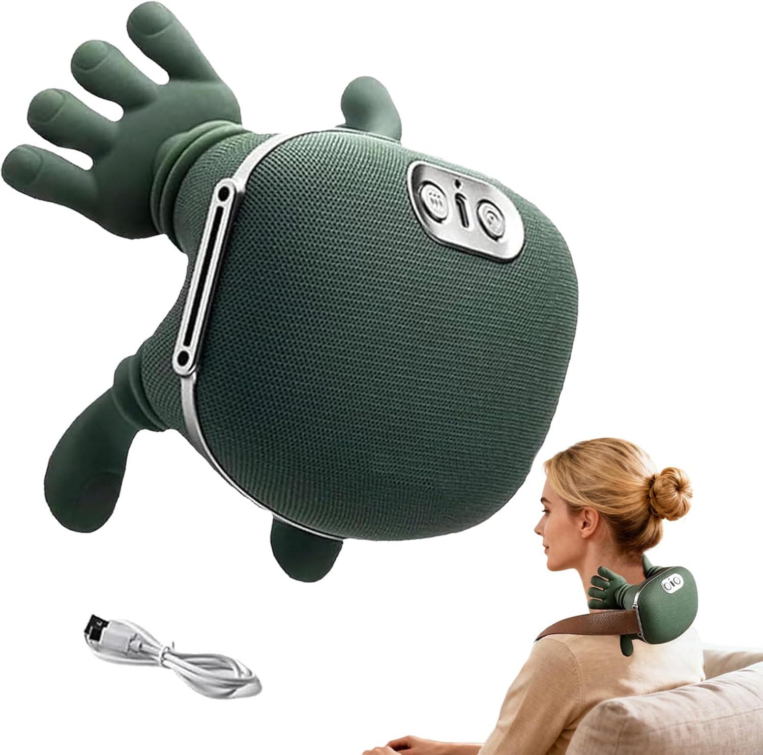 Bionic Heated Neck & Shoulder Massager – Deep Tissue, Pain Relief, Heat Therapy