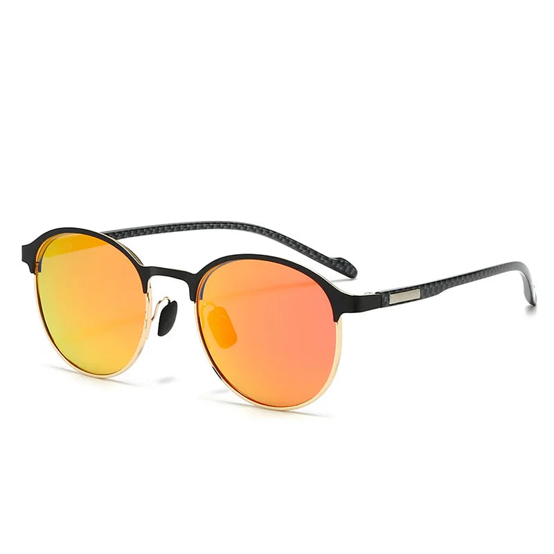 New Polarization Metal Sunglasses Glasses Fashion Dazzle Colour Half Frame Men Women Sport Bikes Bicycle Accessories Hiking