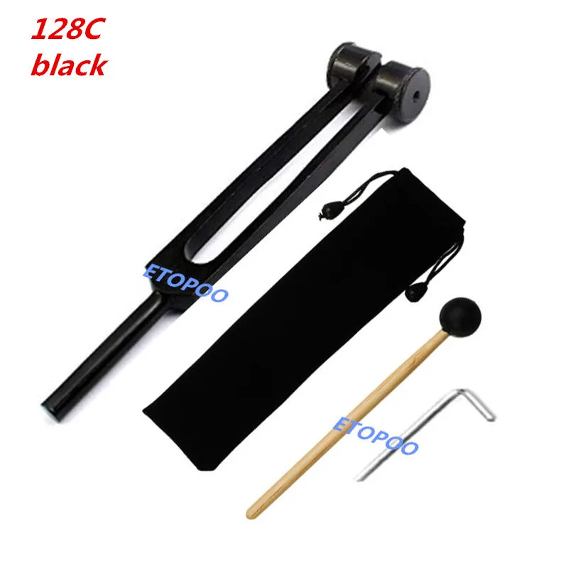 128Hz 256HZ 512C MI528 C64 Medical Neurological Tuning Fork Sets for Sound Healing Therapy Aluminum Alloy Multiple Color Choice