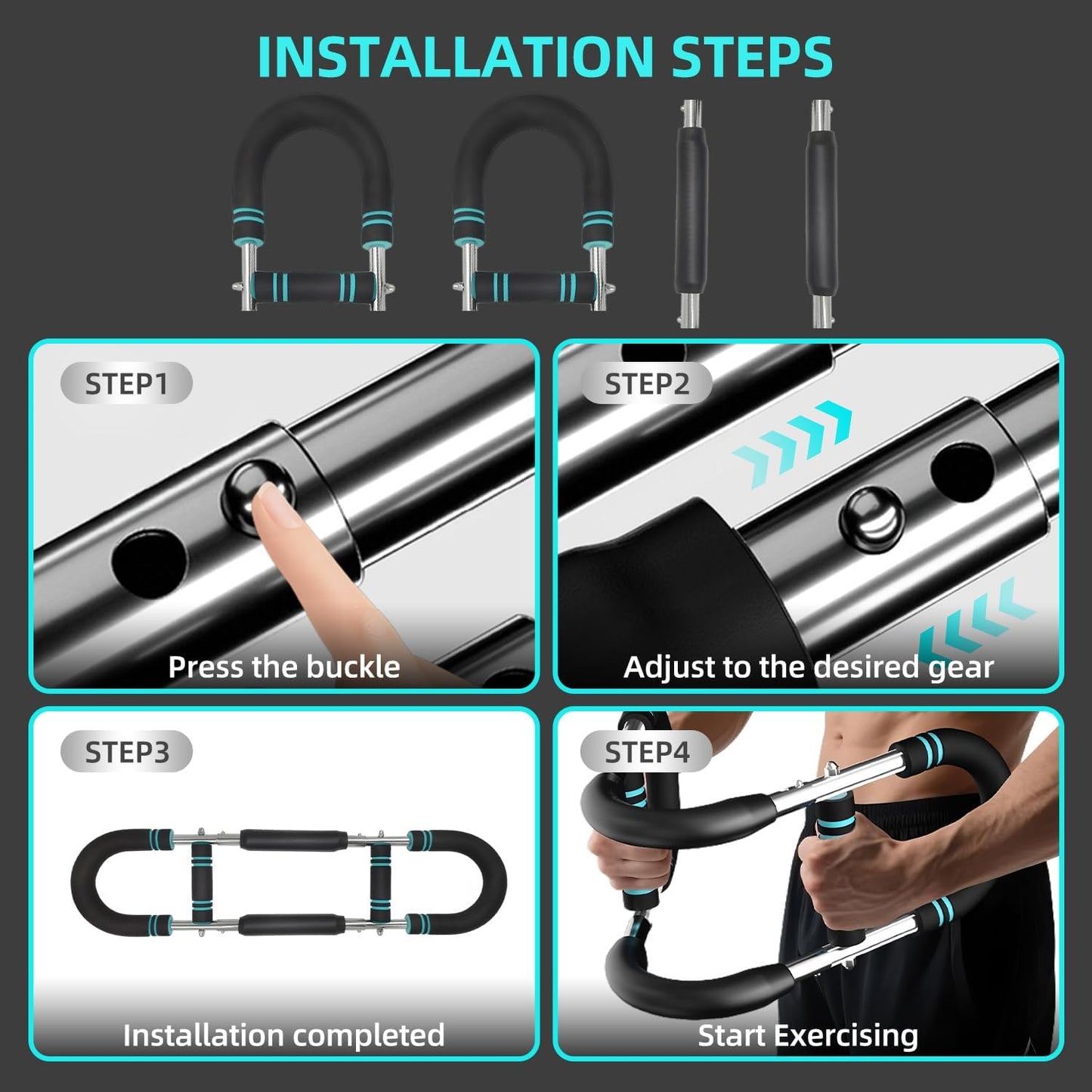 Multifunctional Home Body Trainer – Arm, Chest & Core Workout Machine